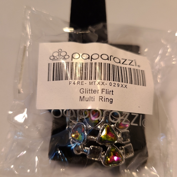 Papparazi Oil Spill -Glitter Flirt Multi Ring - Picture 3 of 8